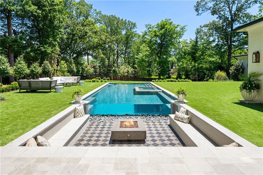 Exterior details and patio area of a home in , Atlanta (Image 25). Exterior details and patio area of a home in , Atlanta (Image 25).