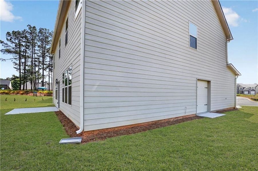 Exterior details and patio area of a home in , Villa Rica (Image 17). Exterior details and patio area of a home in , Villa Rica (Image 17).