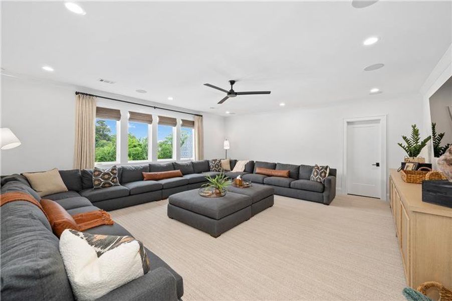 Furnished interior view inside a new home in Crossroads, Alpharetta (Image 29).