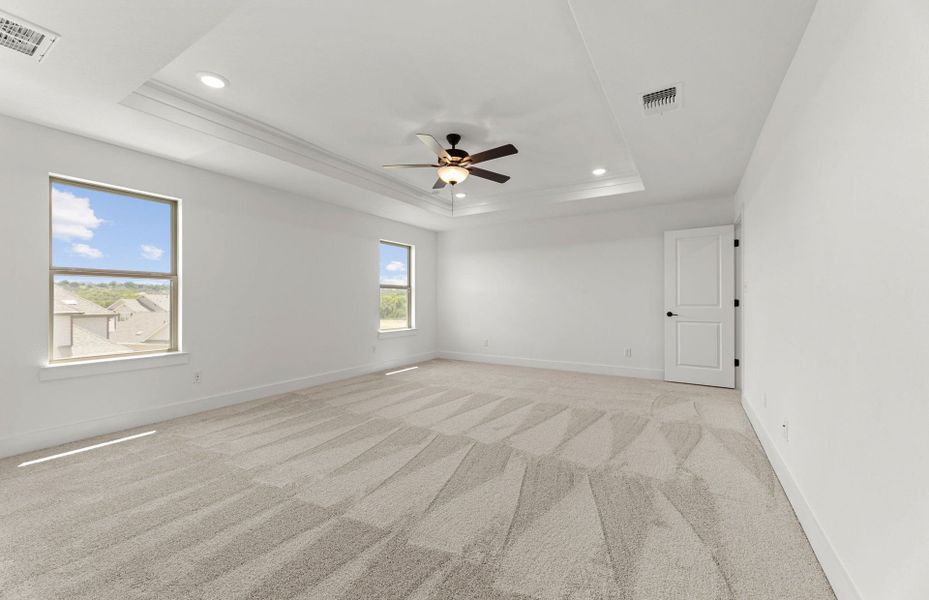 Spacious, unfurnished interior of a new home in Saddleback at Santa Rita Ranch, Liberty Hill (Image 20). Spacious, unfurnished interior of a new home in Saddleback at Santa Rita Ranch, Liberty Hill (Image 20).