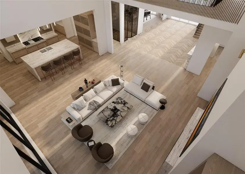 Furnished interior view inside a new home in , Frisco (Image 4).