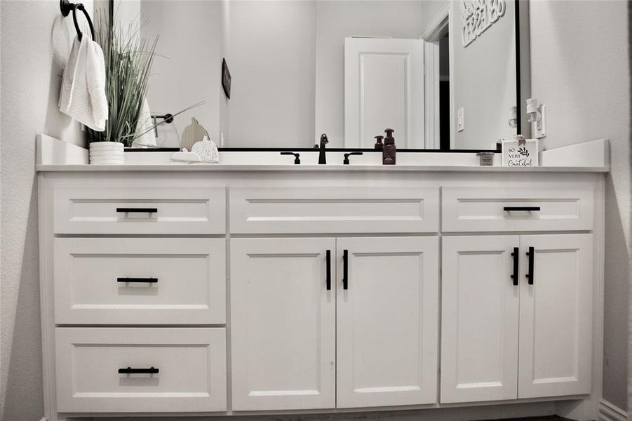 Bathroom with vanity Bathroom with vanity