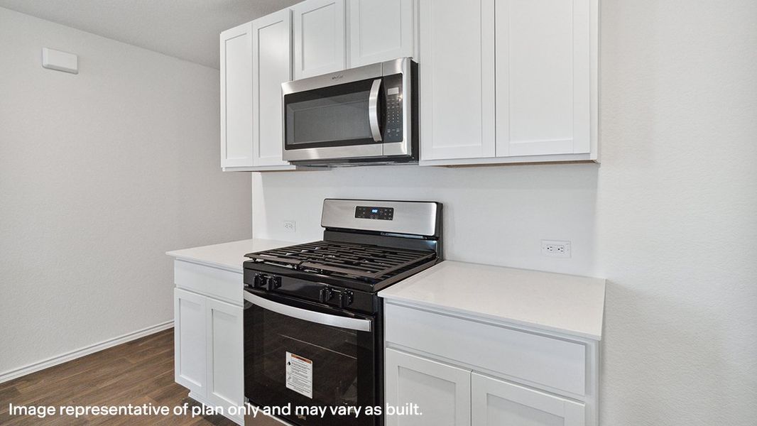 Furnished interior view inside a new home in Avenida, Converse (Image 7).