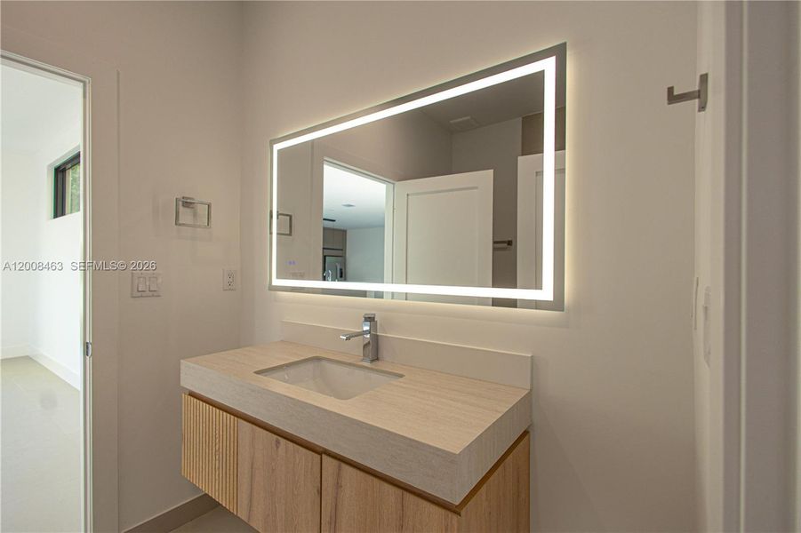 Furnished interior view inside a new home in , Miami (Image 7).