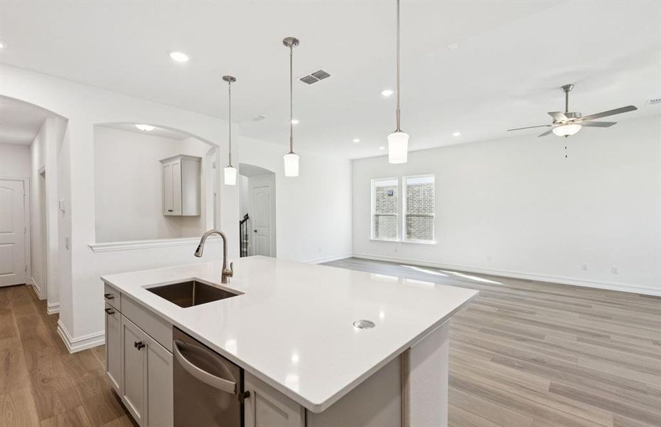 View of gathering room from kitchen View of gathering room from kitchen