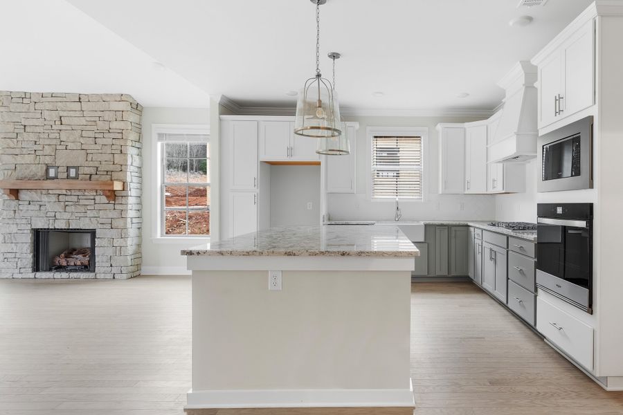 Representative furnished interior of a home built from the The Oxford by Greentech Homes LLC in The Thicket at Sedman Hills, Hixson (Image 9).