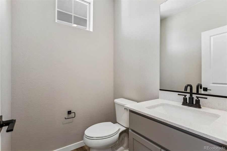 Furnished interior view inside a new home in Second Creek Farm, Commerce City (Image 8).