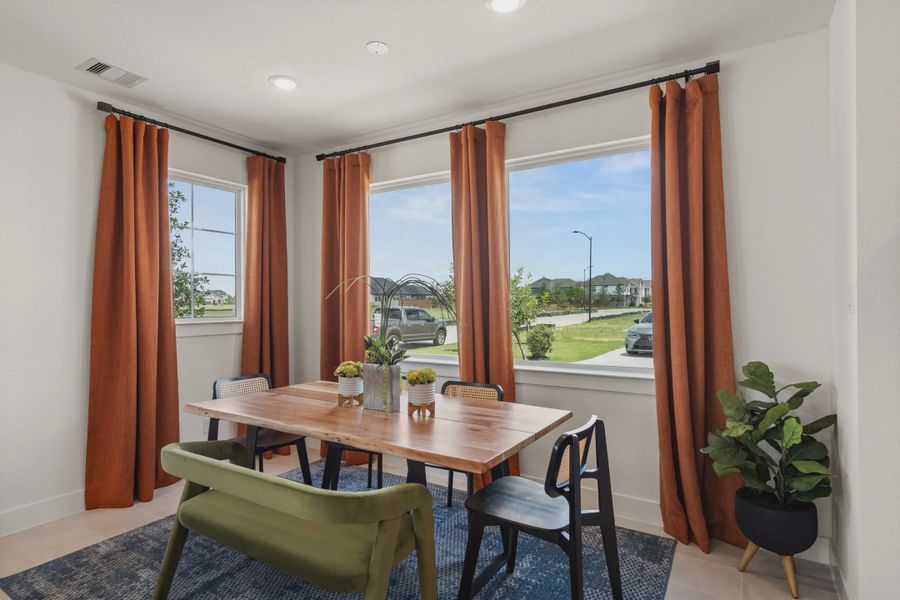 Representative furnished interior of a home built from the Dillon by Chesmar Homes in Bridgeland, Elgin (Image 5).