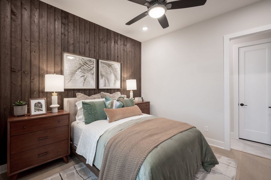 Representative furnished interior of a home built from the Barnhart by Tri Pointe Homes in Trillium, Richmond (Image 55).