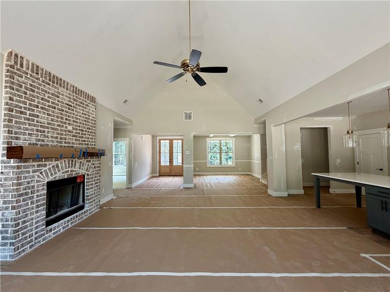 In-progress construction of a new home in , Rome, GA (Image 21).