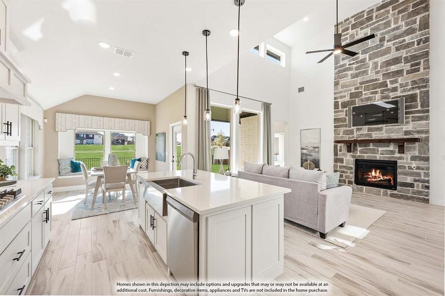 Furnished interior view inside a new home in Ridge Ranch, Mesquite (Image 16).
