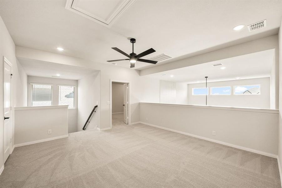 Spacious, unfurnished interior of a new home in Hulen Trails Classic 50, Fort Worth (Image 20). Spacious, unfurnished interior of a new home in Hulen Trails Classic 50, Fort Worth (Image 20).