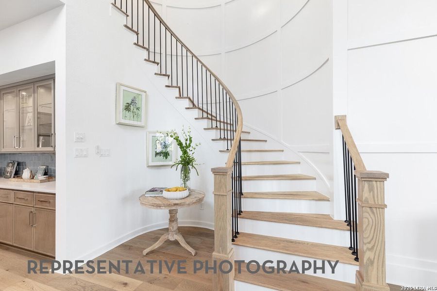 Furnished interior view inside a new home in Davis Ranch, San Antonio (Image 7).