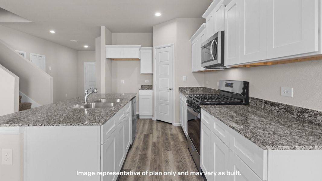 Furnished interior view inside a new home in Viridian, Lubbock (Image 5).