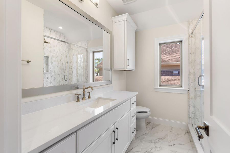 Furnished interior view inside a new home in , Houston (Image 36).