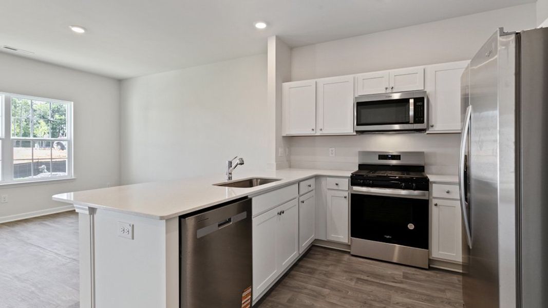 Furnished interior view inside a new home in The Townes at Wilson's Ridge, Smithfield (Image 4).