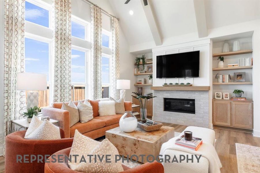 Furnished interior view inside a new home in Sonoma Verde, McLendon-Chisholm (Image 28).