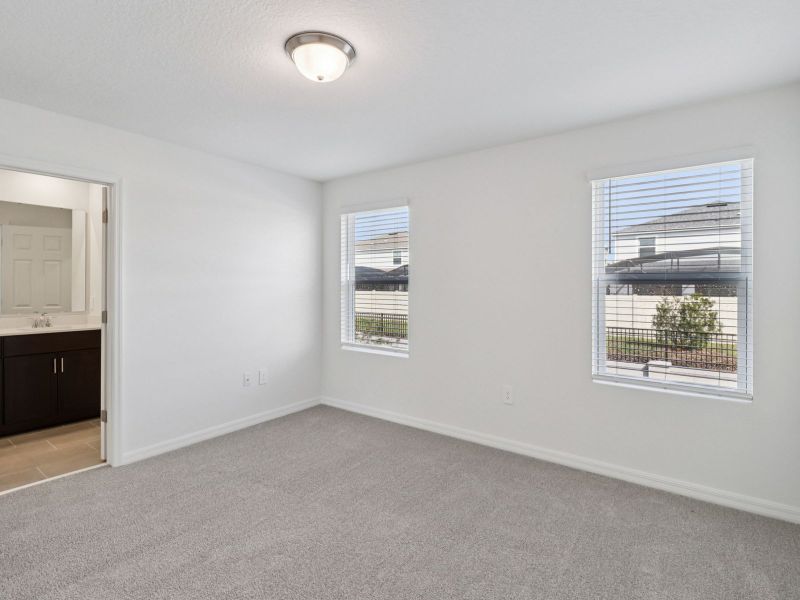 Spacious, unfurnished interior of a new home in Cagan Crossings West, Clermont (Image 9).