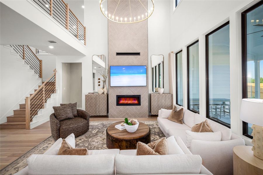 Furnished interior view inside a new home in Kuempel Estates, Pflugerville (Image 7).