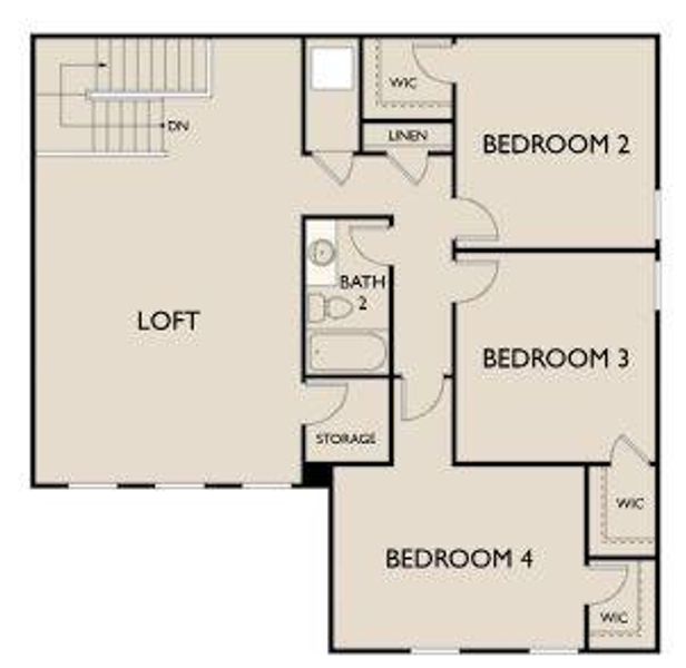 1st Floorplan - Representative Photo