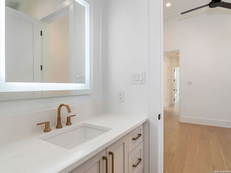 Furnished interior view inside a new home in , San Antonio (Image 8).