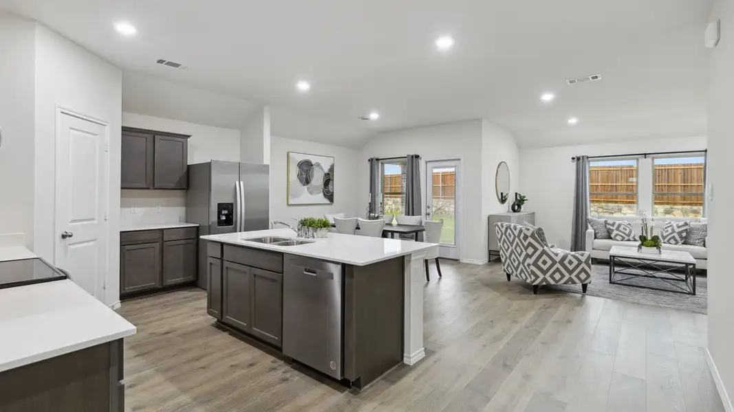 Furnished interior view inside a new home in Cartwright Ranch, Crandall (Image 5).