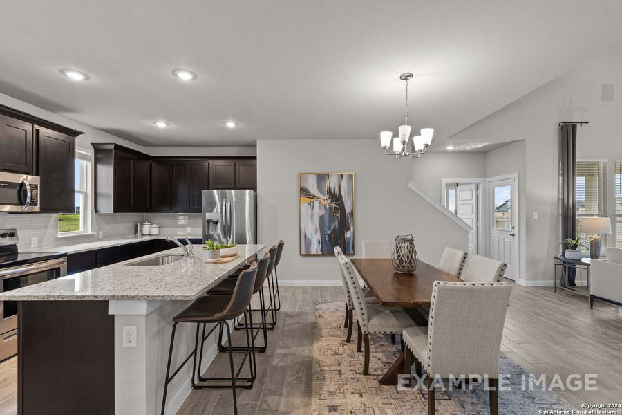 Furnished interior view inside a new home in Hannah Heights, Seguin (Image 34).