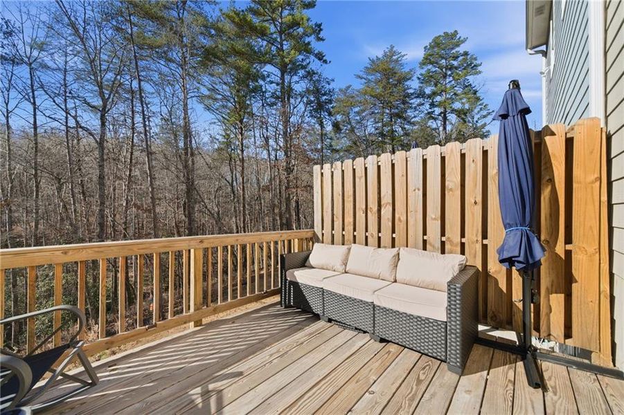 Exterior details and patio area of a home in , Dahlonega (Image 3). Exterior details and patio area of a home in , Dahlonega (Image 3).