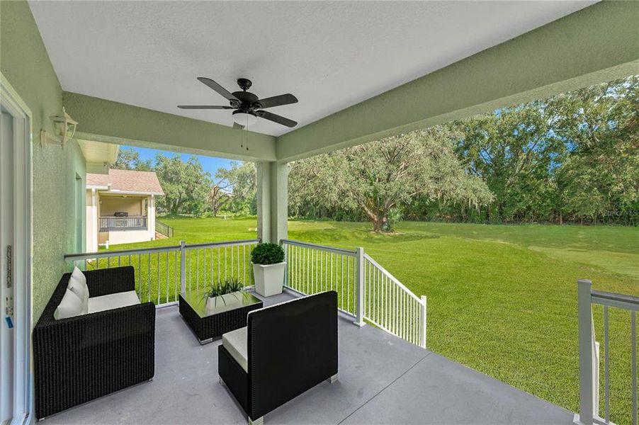 Exterior details and patio area of a home in , Dade City (Image 27).