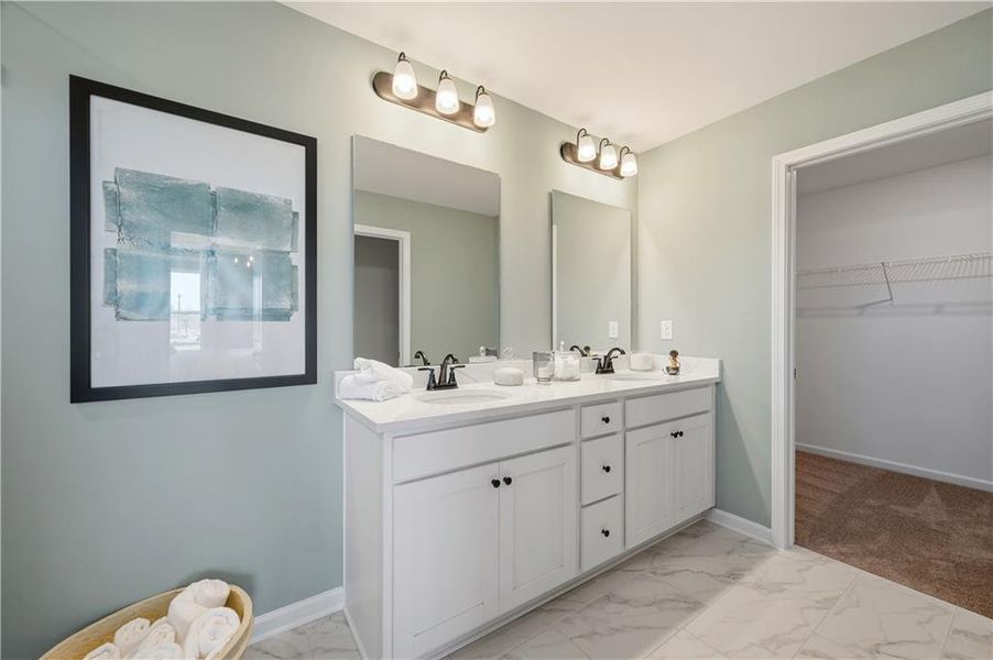 Furnished interior view inside a new home in Avery Landing, McDonough (Image 37).