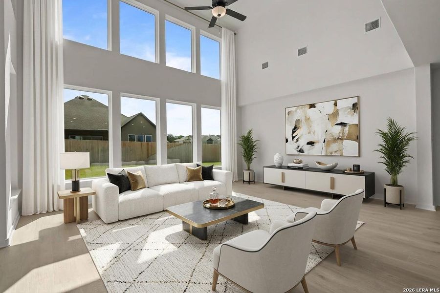 Furnished interior view inside a new home in Megan's Landing, Castroville (Image 18).