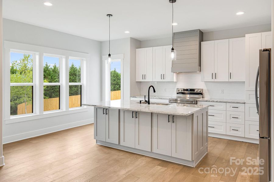 Furnished interior view inside a new home in , Hendersonville (Image 6).
