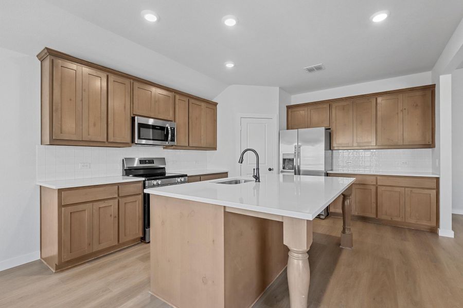 Representative furnished interior of a home built from the Iverson I by Cheldan Homes in Pitcock Addition, Graham (Image 8).