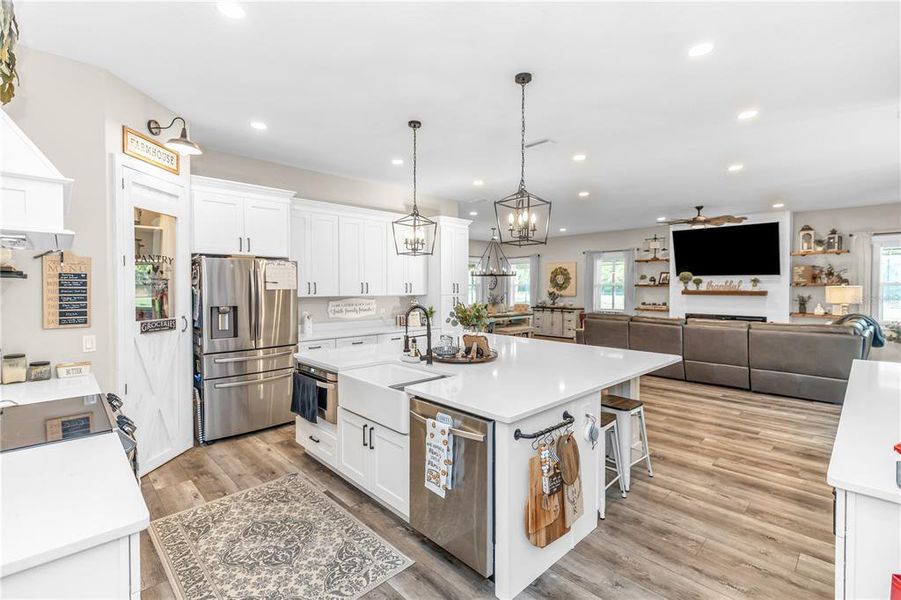 Furnished interior view inside a new home in , Osteen (Image 19).