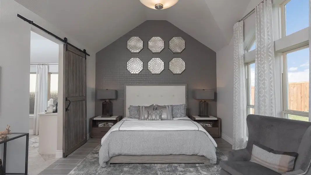 Furnished interior view inside a new home in Sweetgrass, Haslet (Image 9).