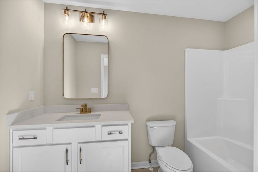 Furnished interior view inside a new home in Blackwelder Bluff, Bowdon (Image 30).