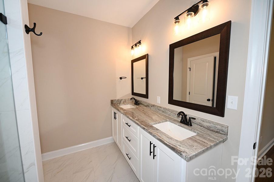 Furnished interior view inside a new home in , Hickory (Image 9).