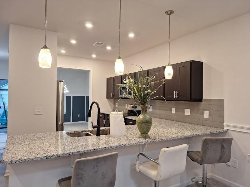 Furnished interior view inside a new home in , Cartersville (Image 12).