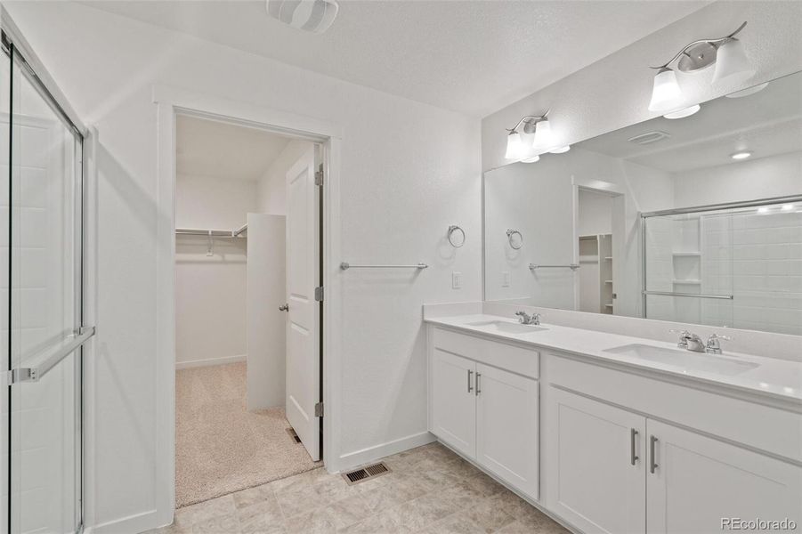 Furnished interior view inside a new home in Trails at Crowfoot, Parker (Image 10).