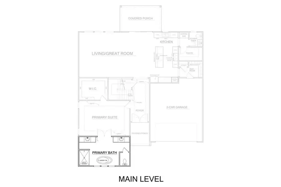 2D floor plan layout of this home in , Stone Mountain, GA (Image 45).