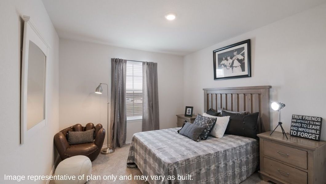 Furnished interior view inside a new home in Blue Ridge Ranch, San Antonio (Image 23).