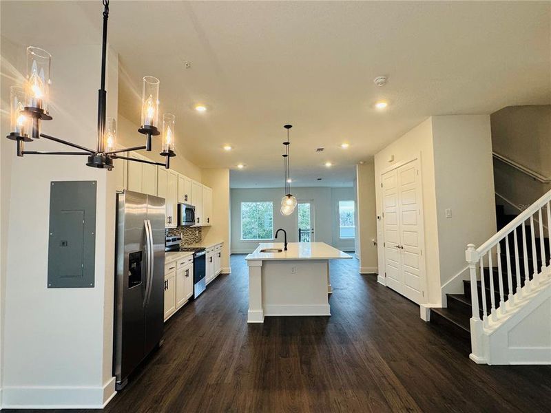 Furnished interior view inside a new home in , Oviedo (Image 5).