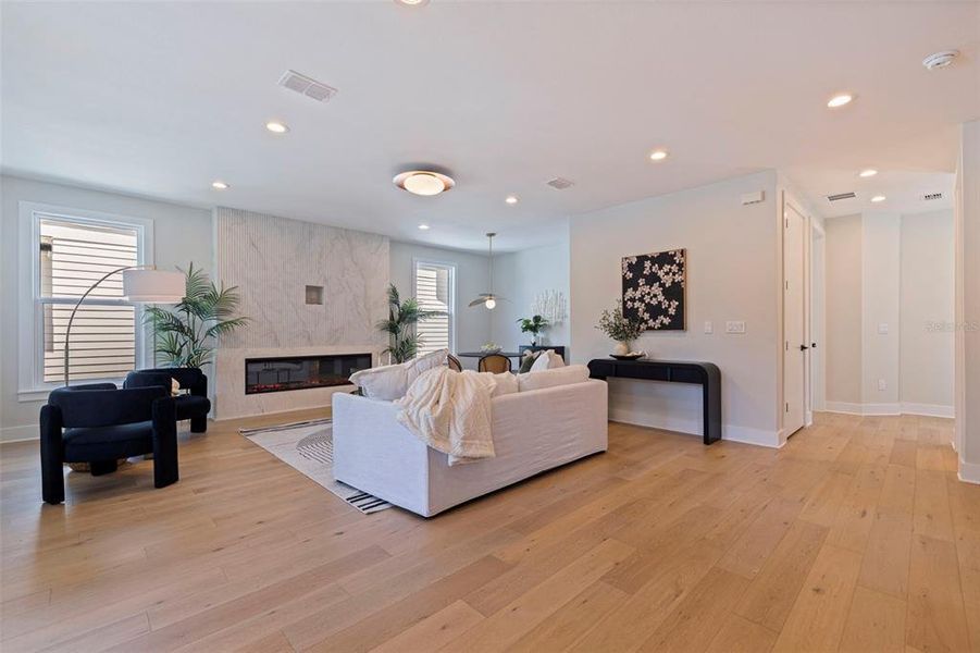 Furnished interior view inside a new home in , St. Petersburg (Image 31).