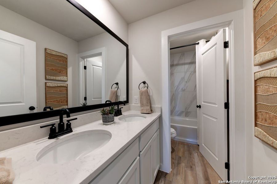 Furnished interior view inside a new home in Veranda Signature, San Antonio (Image 3).