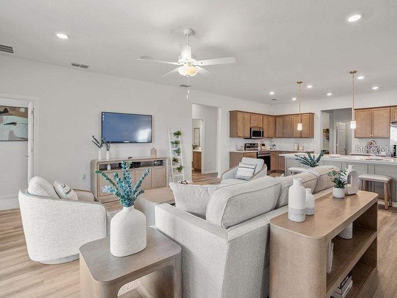 Furnished interior view inside a new home in Copperleaf, Ocala (Image 15).
