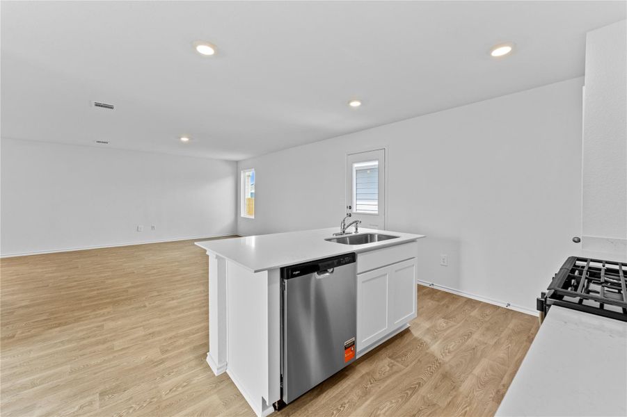 Furnished interior view inside a new home in Prairie Lakes, Buda (Image 4).