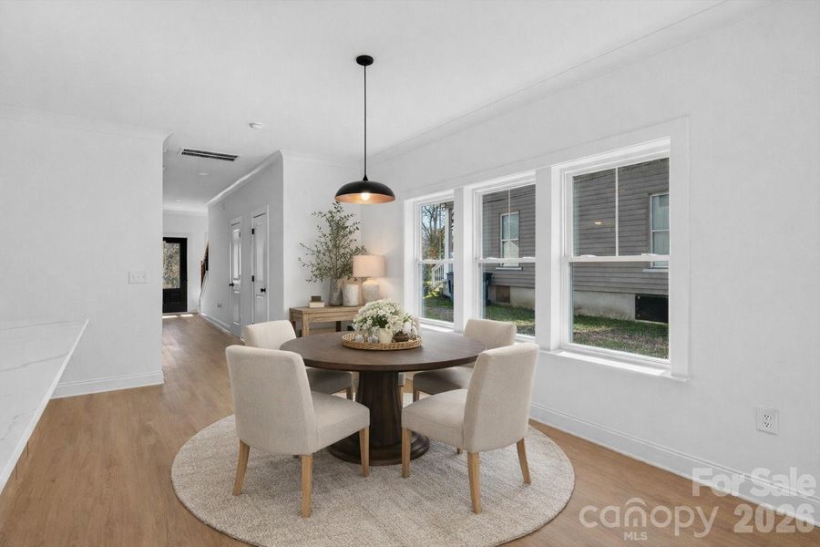 Breakfast Nook Area-Virtually Staged