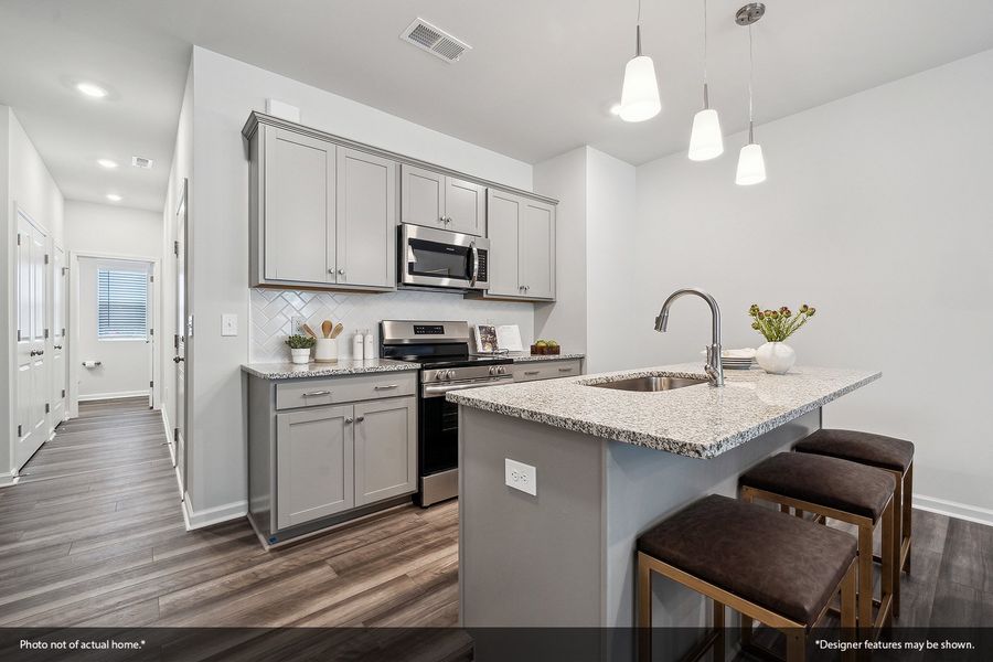 Furnished interior view inside a new home in Lakeview Village, Charlotte (Image 11).