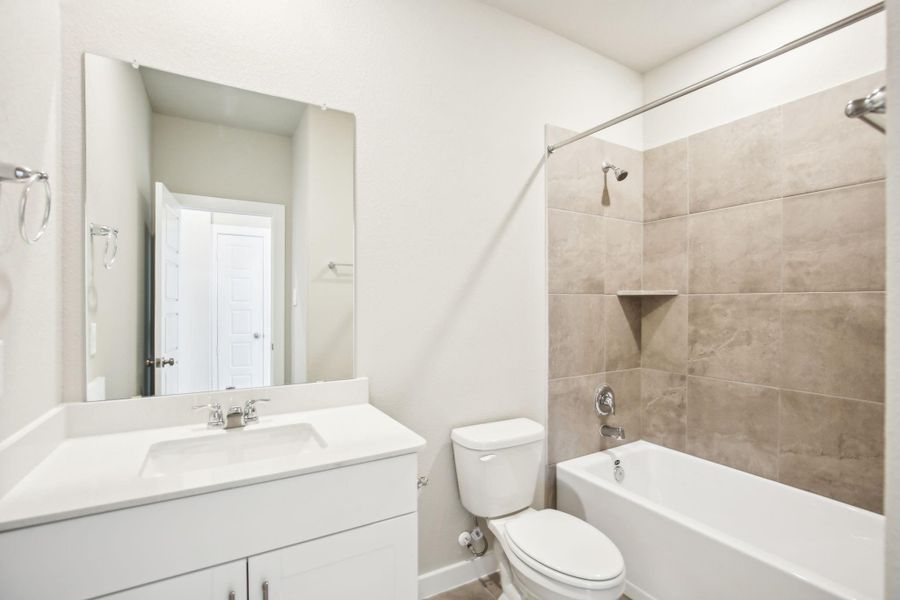 Photo is not of the actual home but is an inspirational photo of builder’s model home and may depict options, furnishings, and/or decorator features that are not included.