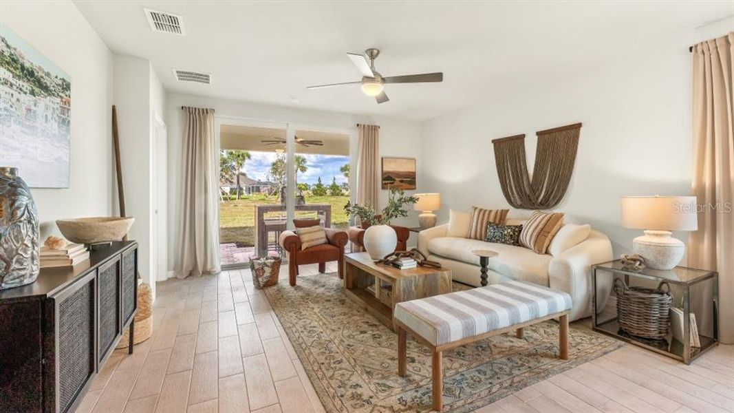 Furnished interior view inside a new home in Central Parc, North Port (Image 14).